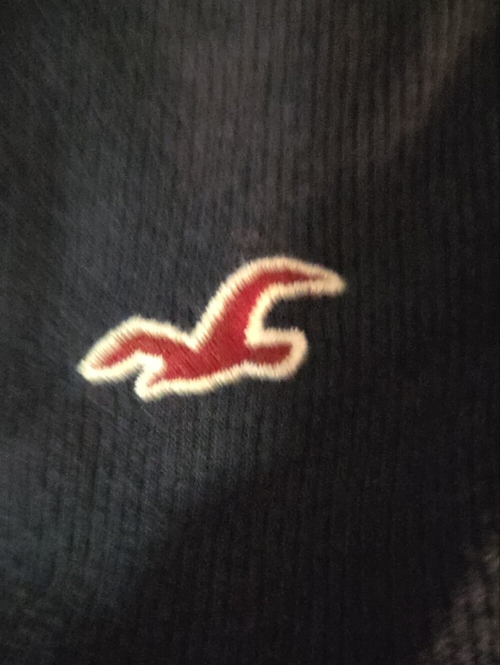Hollister Navy Long-Sleeve Henley Top Nwot Size XL - Picture 3 of 3